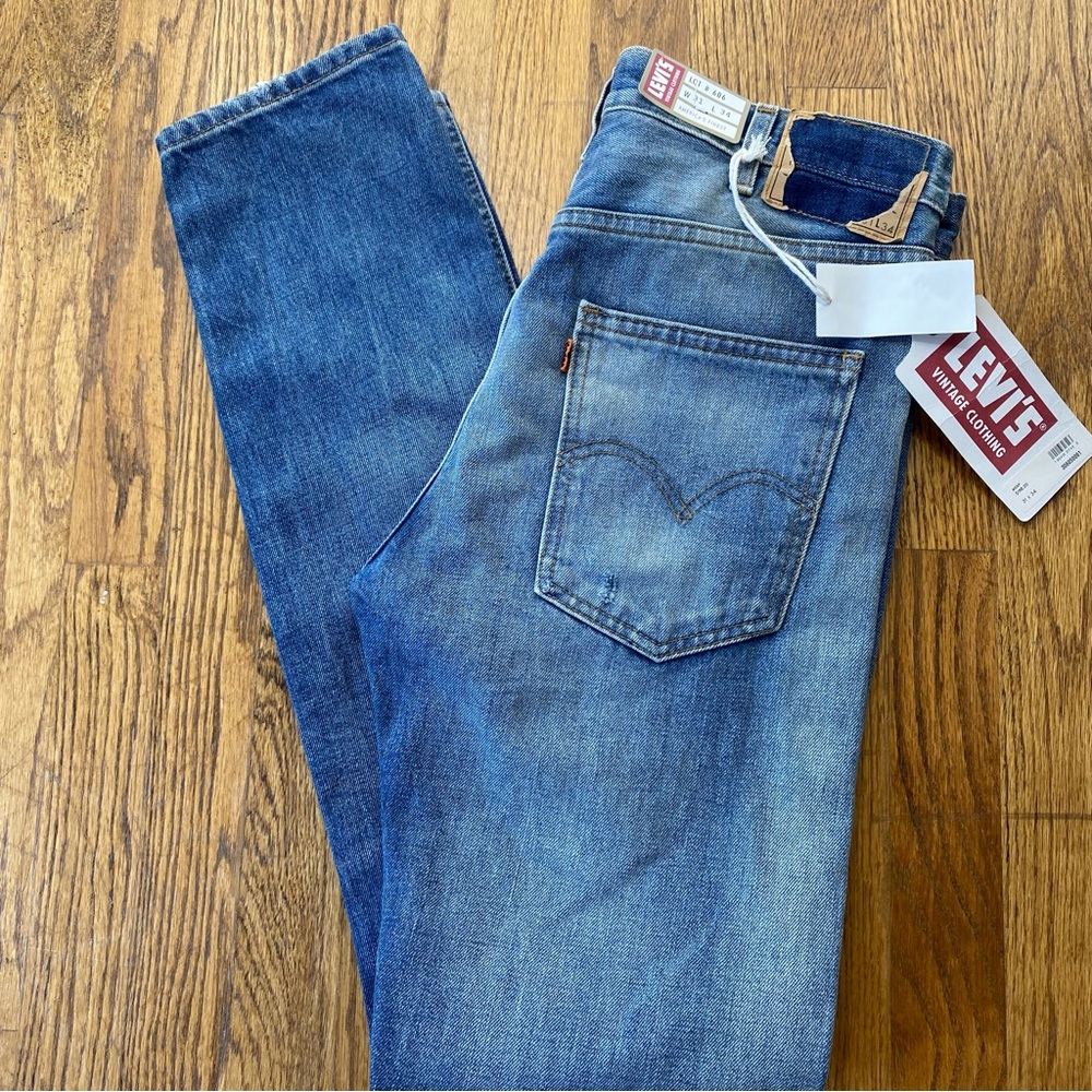 Levi’s 606 Slim Jeans Cone Mills Denim | Orange Tab Vintage Reissue | 31x34 NWT